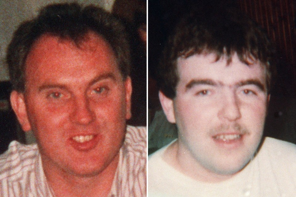 Dessie Grew and Martin McCaughey, shot dead by the SAS