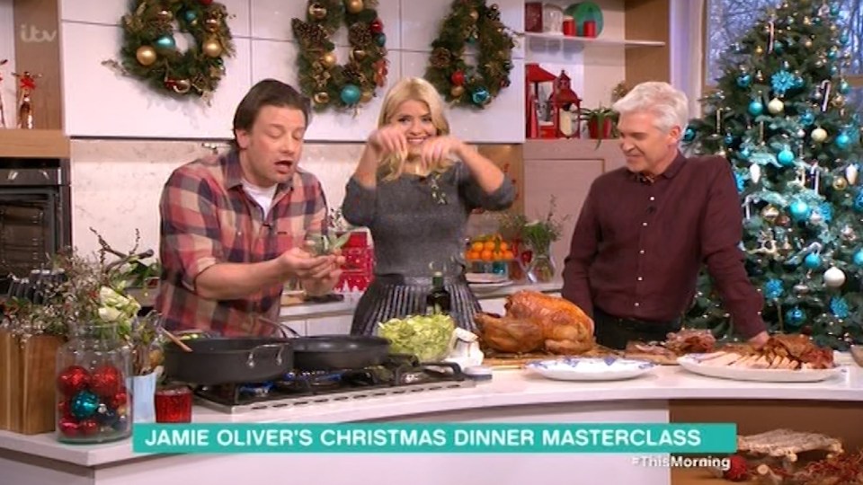  Jamie Oliver asked Holly to make the sprouts look sexy so she took him literally and sprinkled them around the kitchen