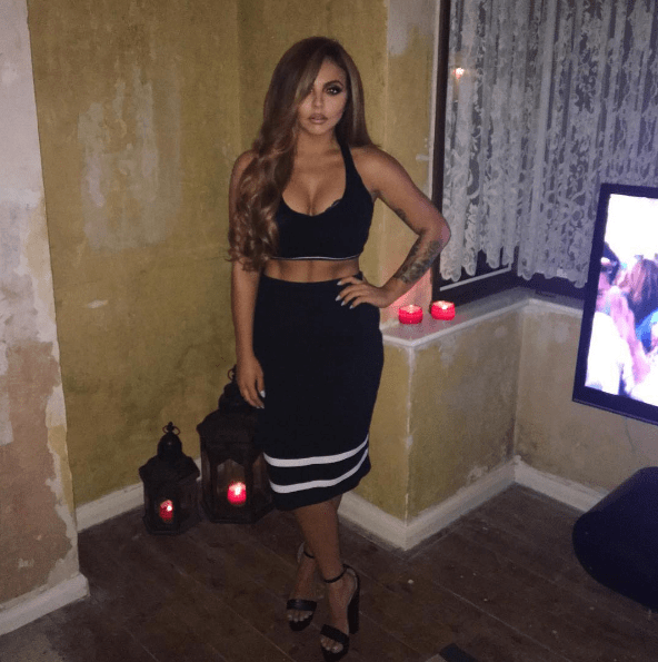  Little Mix star Jesy Nelson's rustic decor distracted fans from her sultry pose