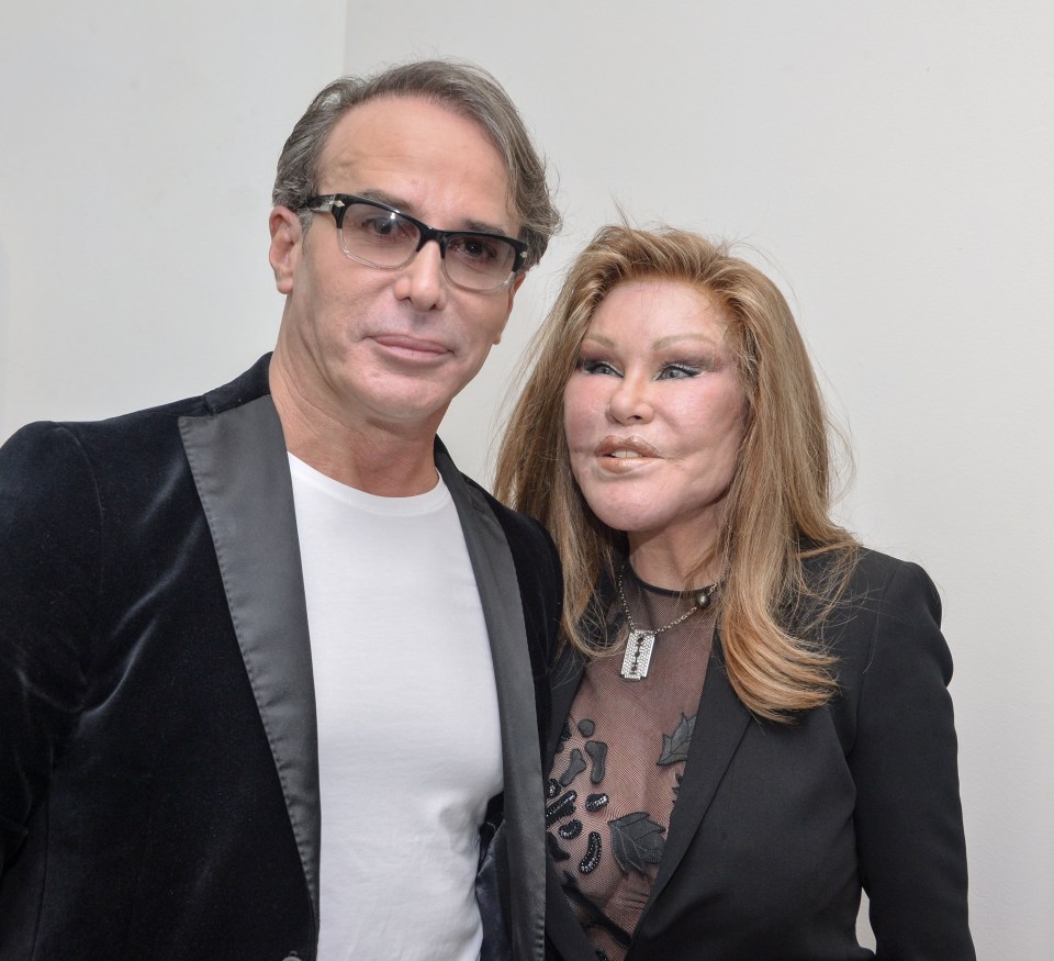 NEW YORK, NY - OCTOBER 08: (EXCLUSIVE COVERAGE) Lloyd Klein and Jocelyn Wildenstein attend the Jean-Yves Klein: Chimeras Exhibition at Gallery Molly Krom on October 8, 2015 in New York City. (Photo by Grant Lamos IV/Getty Images)