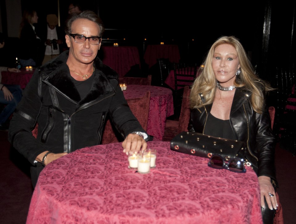 LOS ANGELES, CA - SEPTEMBER 18:  Fashion designer Lloyd Klein and Jocelyn Wildenstein attend Bungalo Universal Recording Artist Mohammad's Debut Showcase Featuring Designer Lloyd Klein on September 18, 2013 in Los Angeles, California.  (Photo by Michael Bezjian/WireImage)