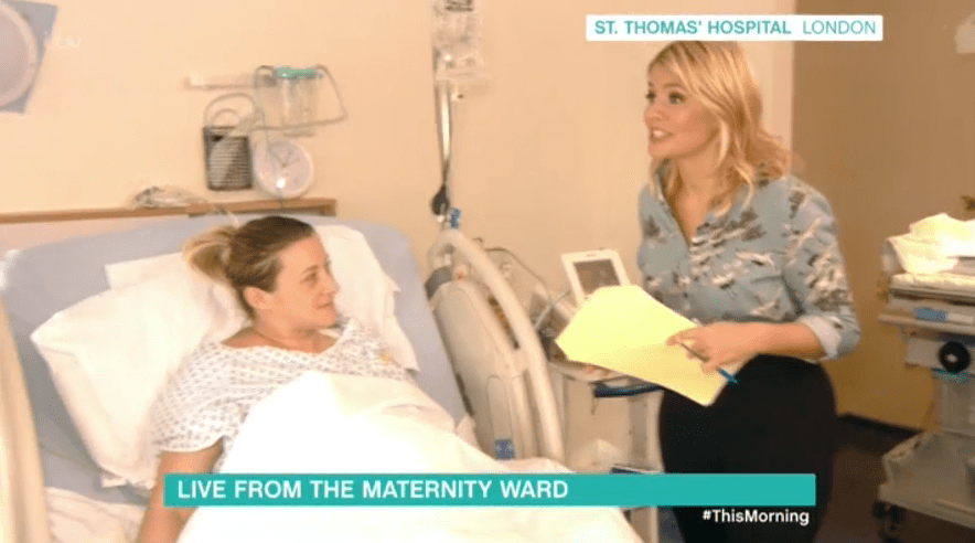  Holly also met women who were in labour