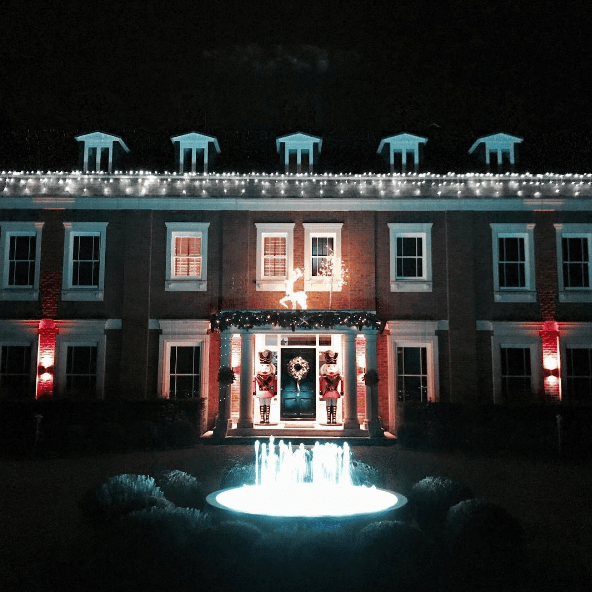  Liam Payne shared this picture of his winter wonderland home