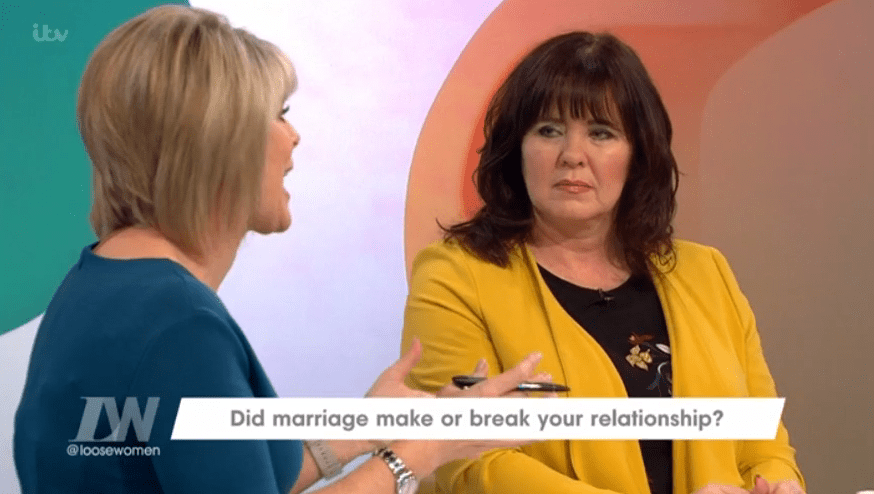  Coleen Nolan confirmed the news that her son Jake Roche has split from Jesy Nelson