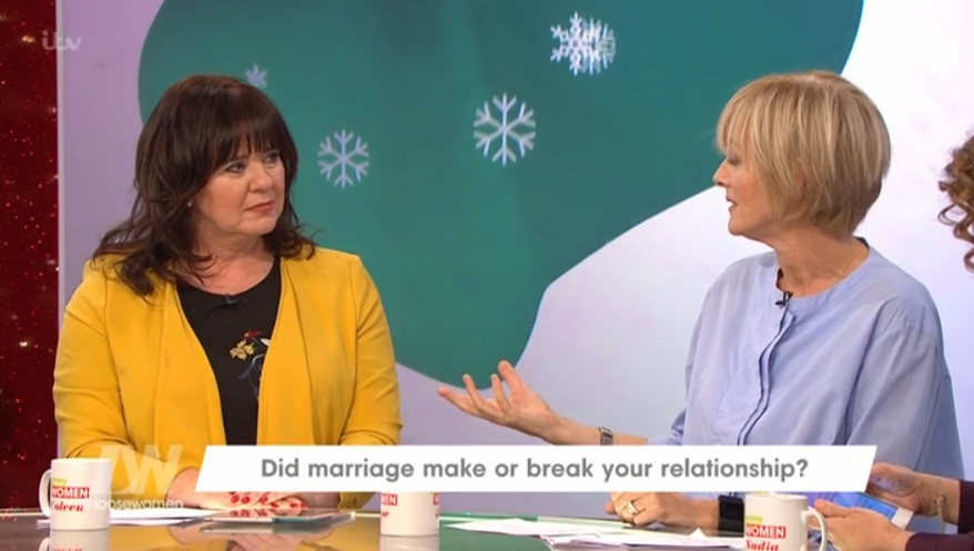  The Loose Woman panellist admitted that her son's relationship came under pressure as soon as he proposed to Jesy