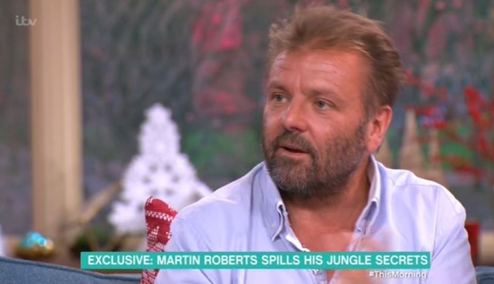  Martin Roberts has spoken about his time on I'm a Celebrity and his feud with Larry Lamb