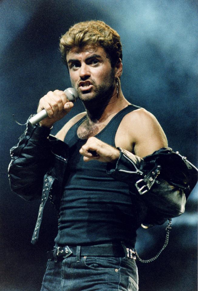  George Michael on Faith tour in 1988