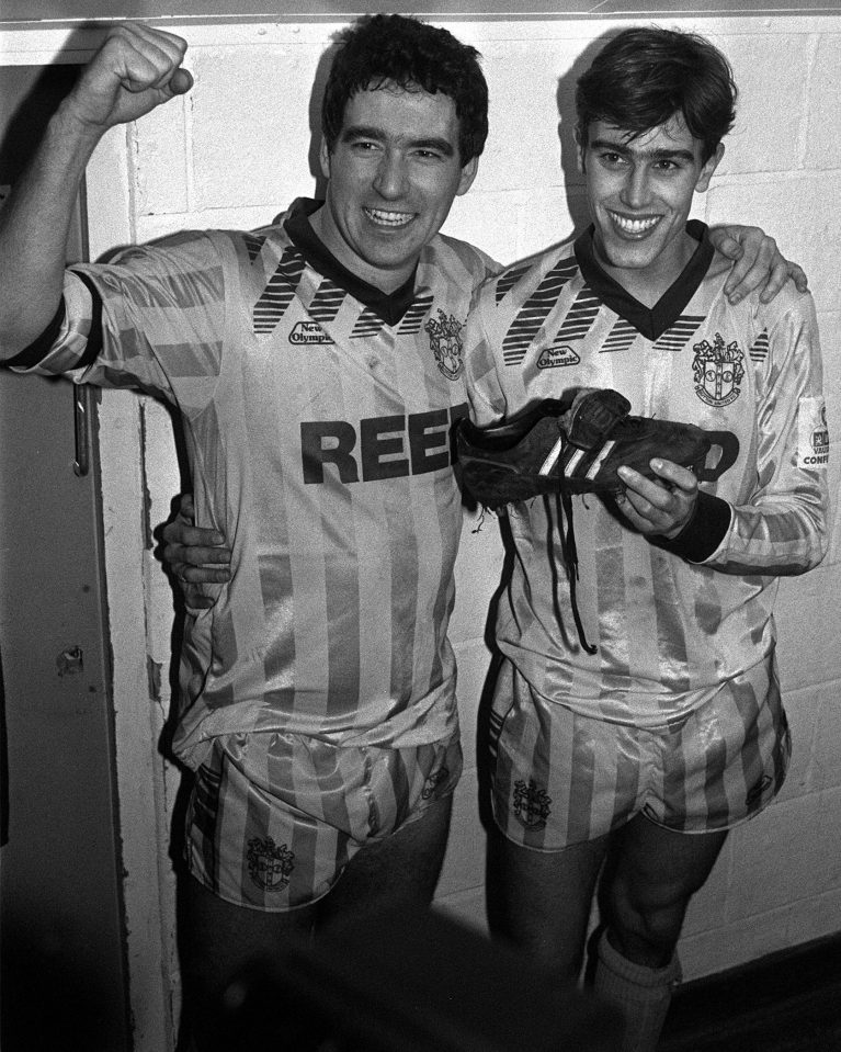  United's goalscorers that day were Tony Rains and Matt Hanlan