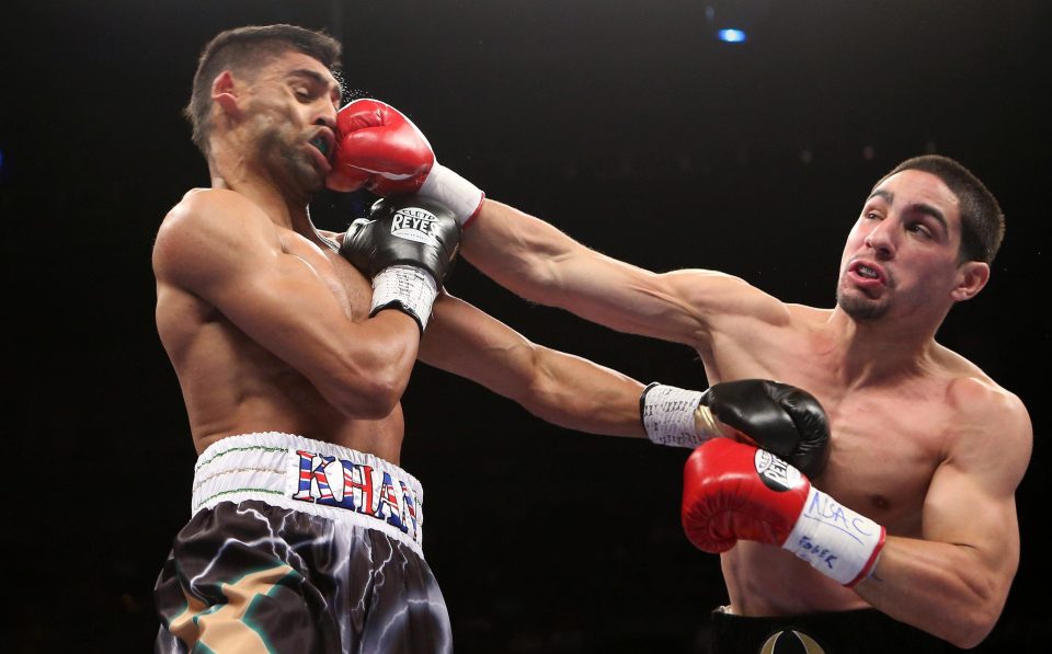 Garcia knocked out Khan four years ago in the 4th round in 2012