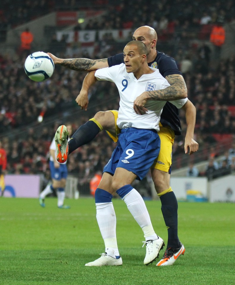  He made one of two England appearances in 2011 in a friendly against Sweden