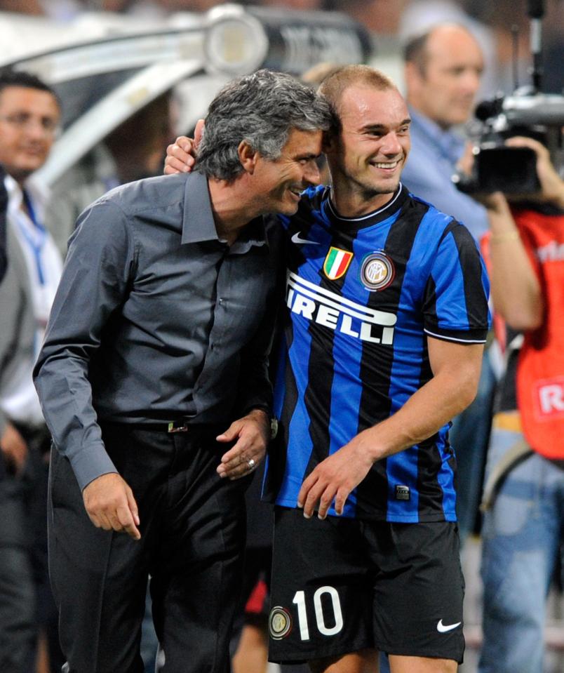 Wesley Sneijder enjoyed tremendous success with Jose Mourinho at Inter Milan