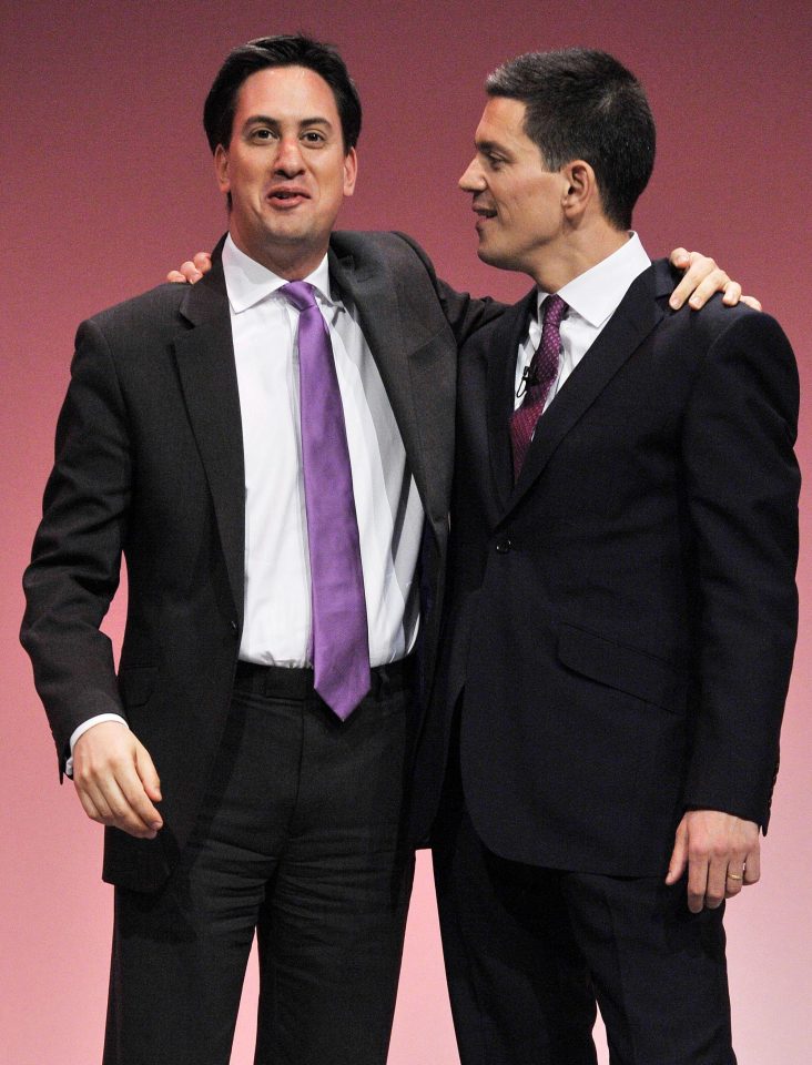  David Miliband has placed the blame for the carnage in Syria at the feet of his brother