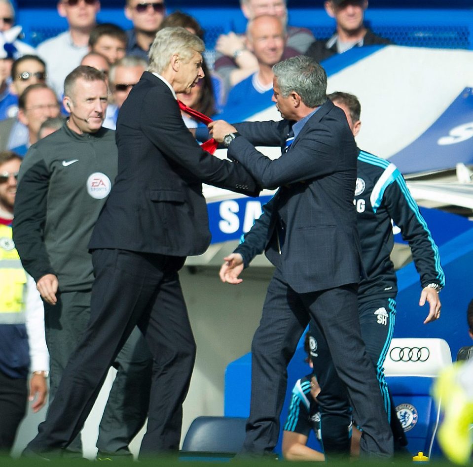 Mourinho is famous for not holding back on the touchline