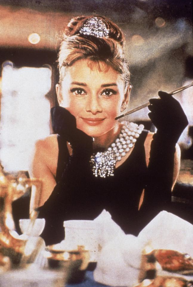 Audrey Hepburn, pictured, topped the list of beauty icons