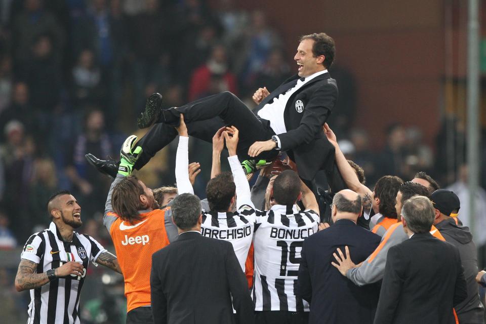 Max Allegri was won two Serie A titles in two years in charge of Juventus