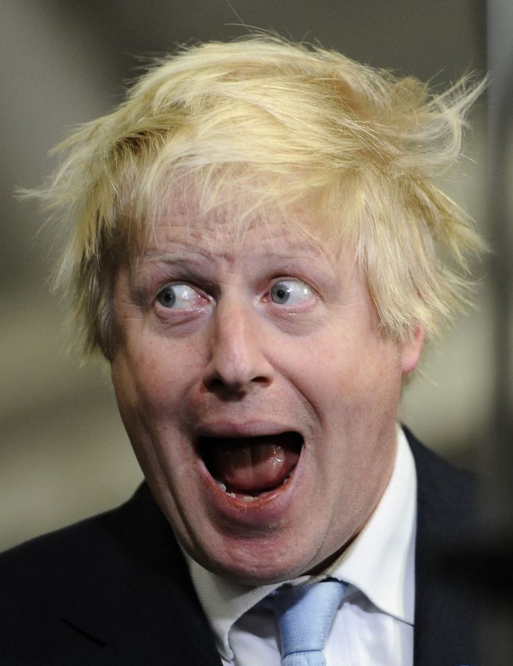  Oo-er . . . Boris Johnson says her trousers look like 'lederhosen'