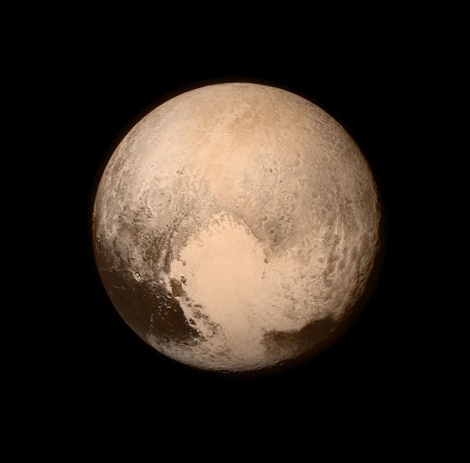  It in the Sputnik Planitia region, which is the heart - shaped area on Pluto's surface