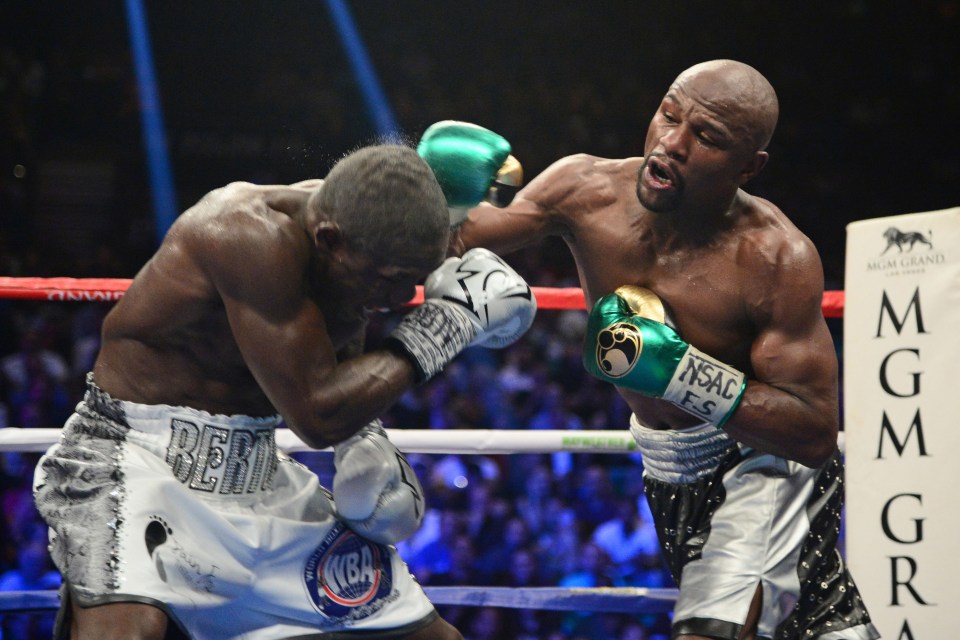 Mayweather’s final fight was against Andre Berto in 2015 at the MGM Grand