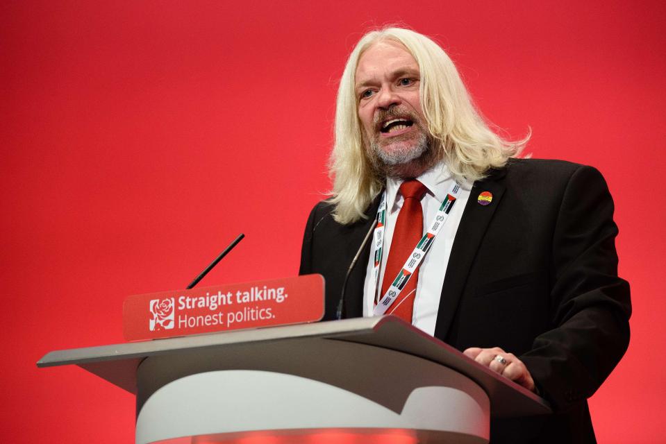  Hard-left boss of train drivers' union Aslef Tosh McDonald