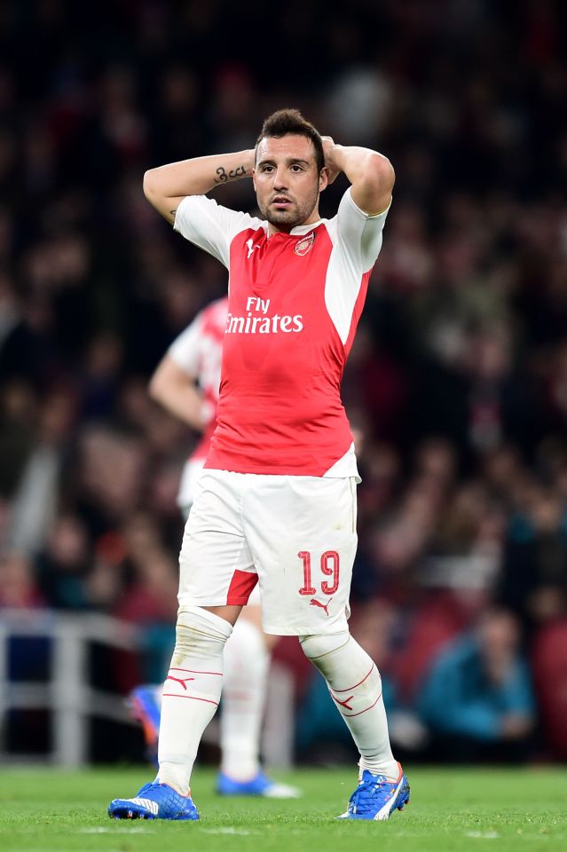  Santi Cazorla has struggled for form and with injuries at Arsenal this season