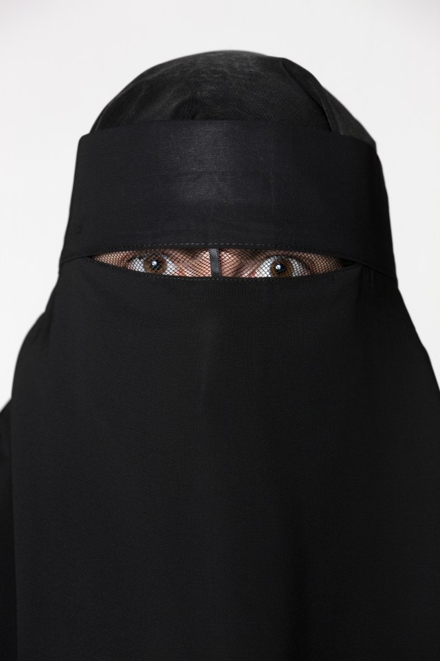  A burka is a head-to-foot covering with mesh over the eyes