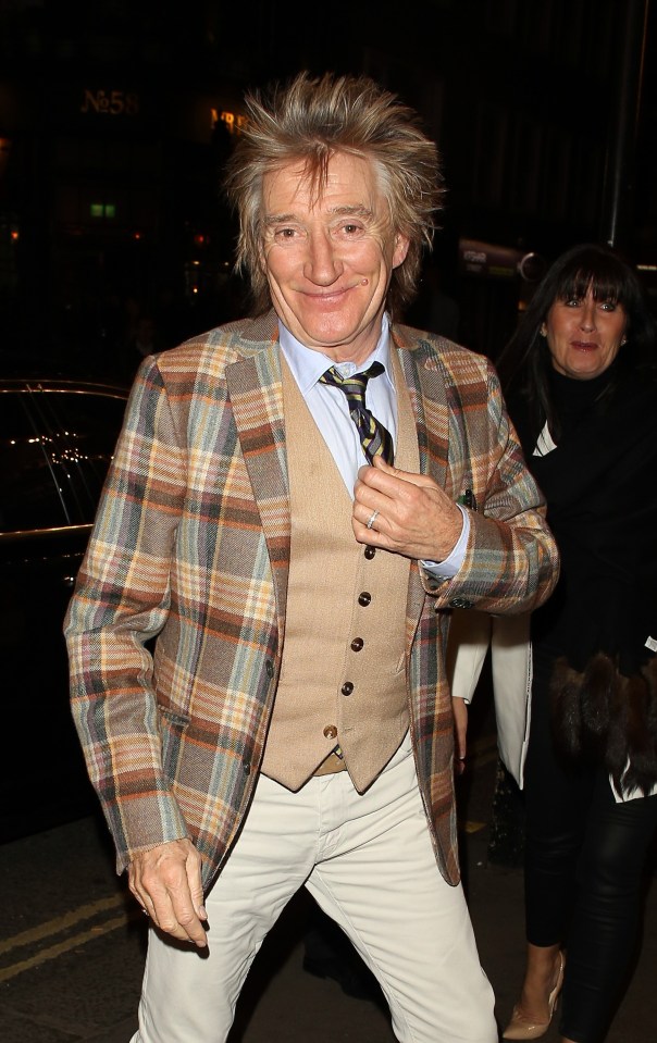 Rod Stewart has defended his interior design choices - as chintz is in