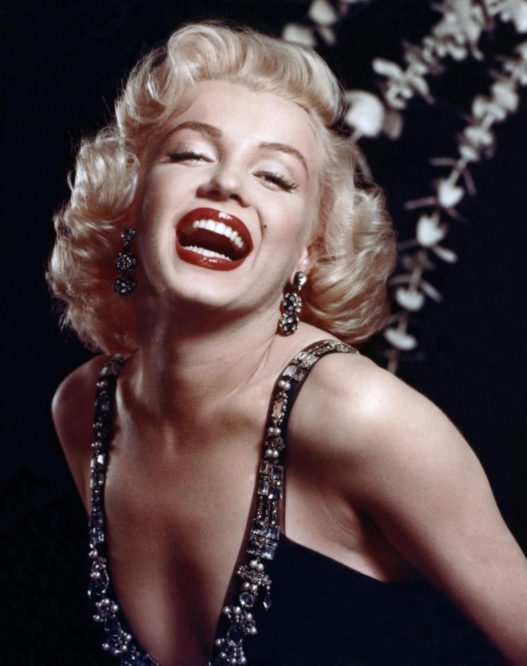 American actress and model Marilyn Monroe came in a close second