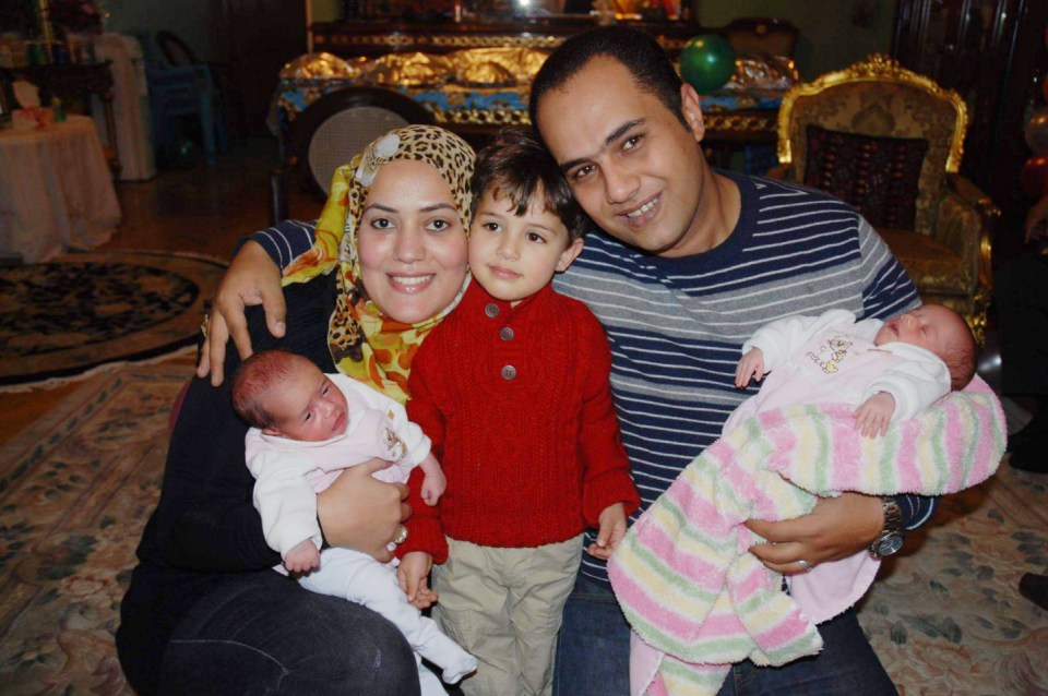  Ahmed al-Ashri, a doctor, and his wife Reyhan Mussad, a teaching assistant, died in the Egyptair crash, leaving their children behind. The youngest, Adam, was still in nursery. Alia and Salma, the two daughters, were in school