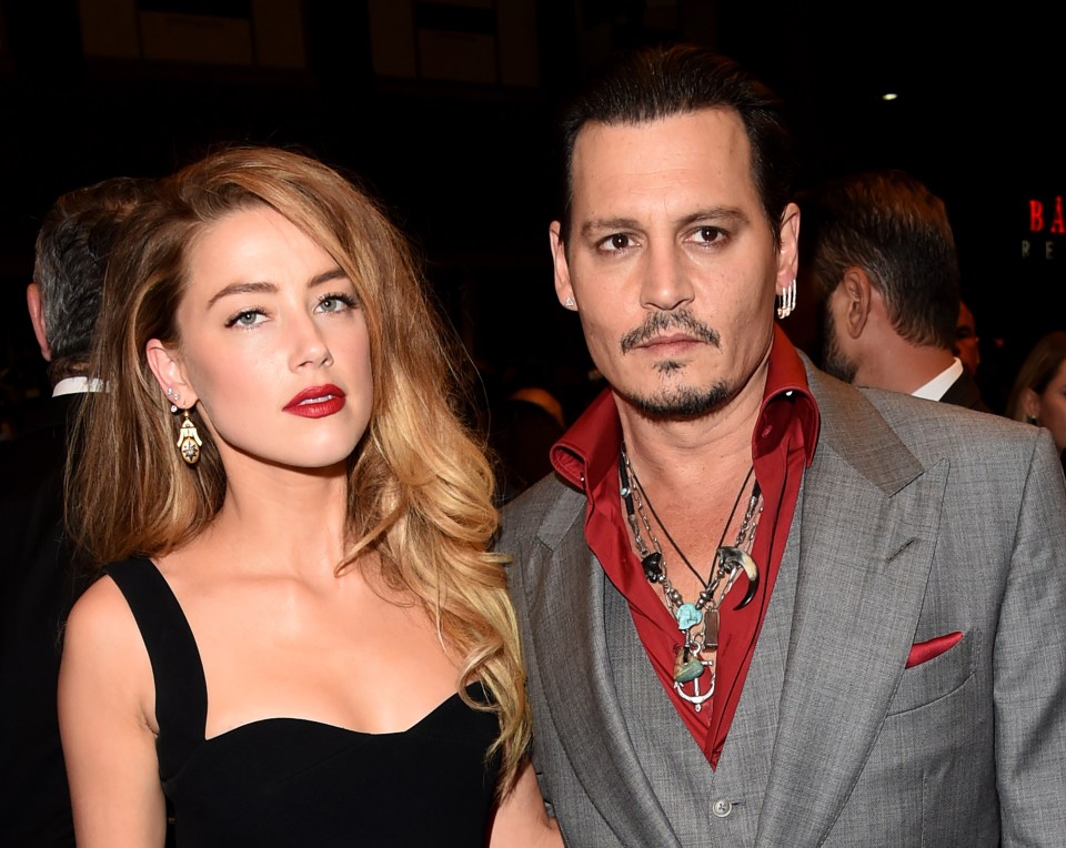  Amber Heard and Johnny Depp attend the "Black Mass" premiere in 2015