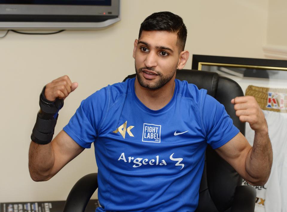 Boxer Amir Khan is currently setting up a Mixed Martial Arts (MMA) league in Britain