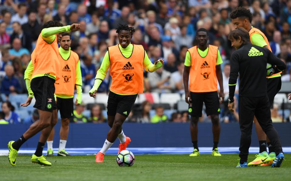  Antonio Conte gives a very personal touch when it comes to coaching as he joins in with his players