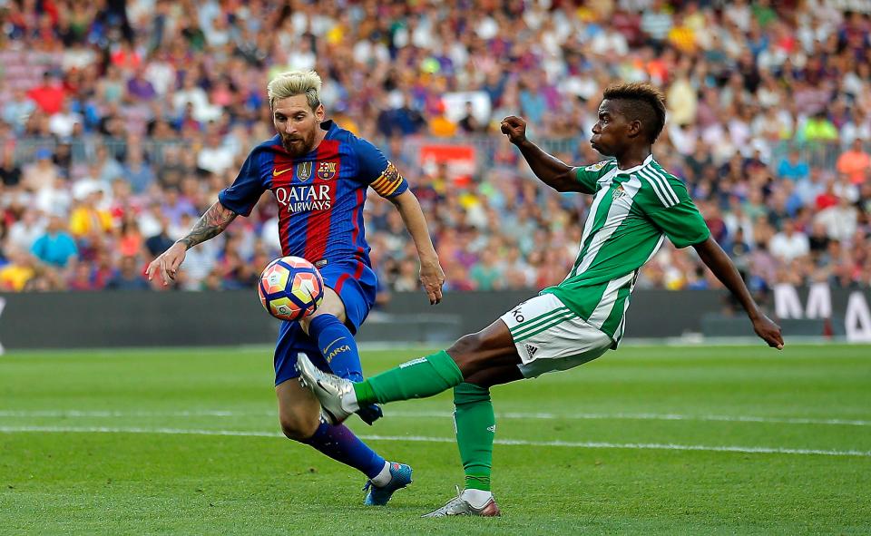  Musonda made one start in eight appearances under manager Gus Poyet at Real Betis