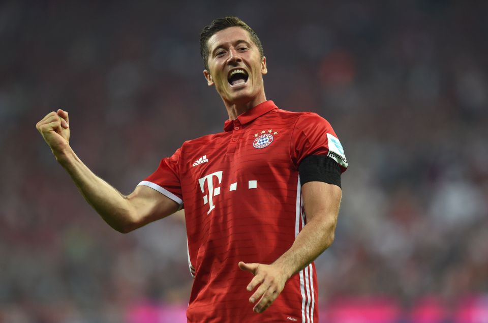 Robert Lewandowski scored 42 goals last season