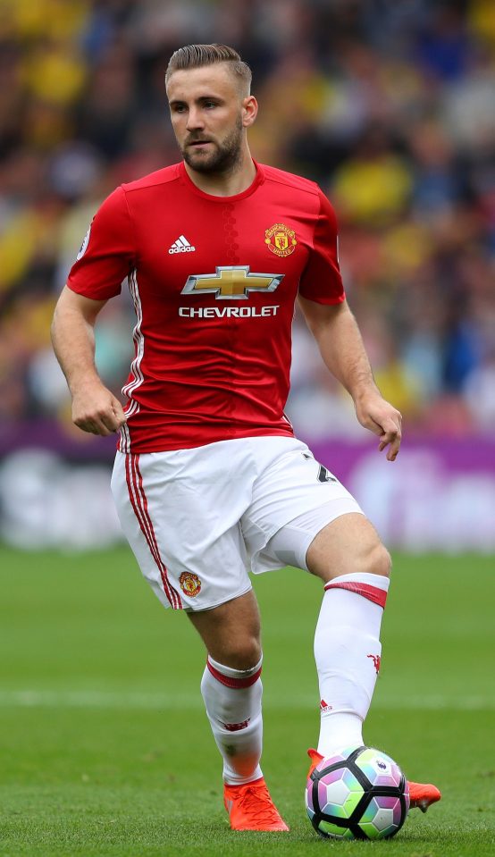  Luke Shaw has been told to improve before he returns to United's first team