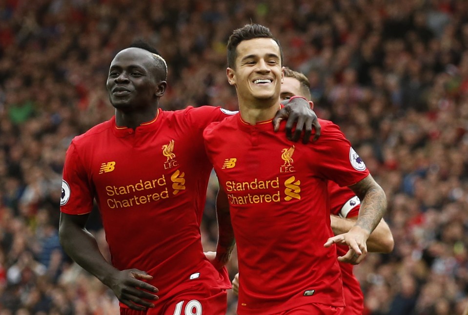  Coutinho has been instrumental is Liverpool's challenge for trophies