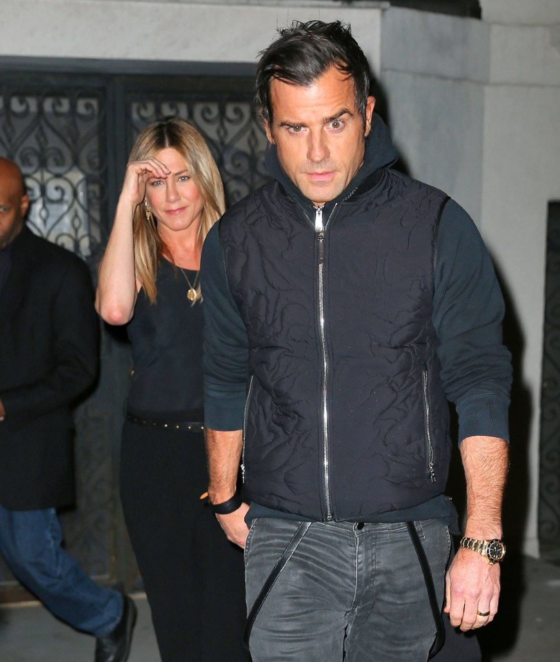  Jen has insisted she is not expecting a baby with husband Justin Theroux