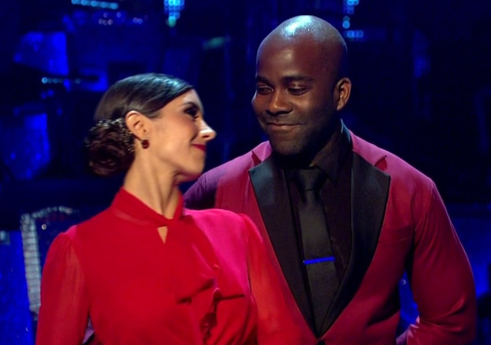  Melvin was the first celeb voted off this year's Strictly Come Dancing