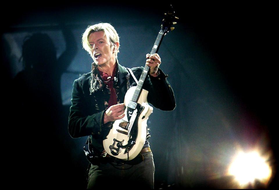  David Bowie is one of the celebs paid tribute to in the photos