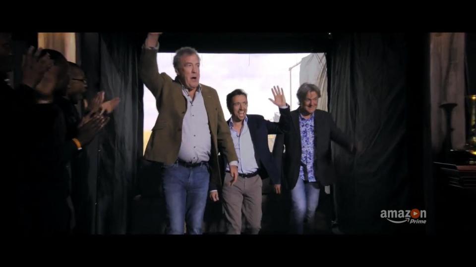  Jeremy Clarkson, Richard Hammond and James May feature in the new Amazon Prime motor show