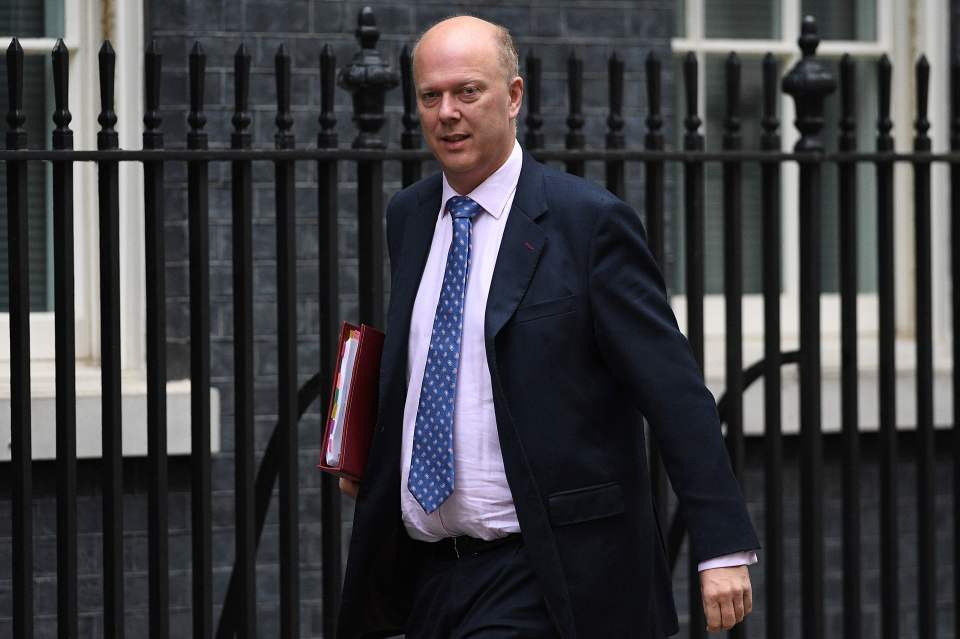  Transport Secretary Chris Grayling defending the increases, despite them being well above inflation