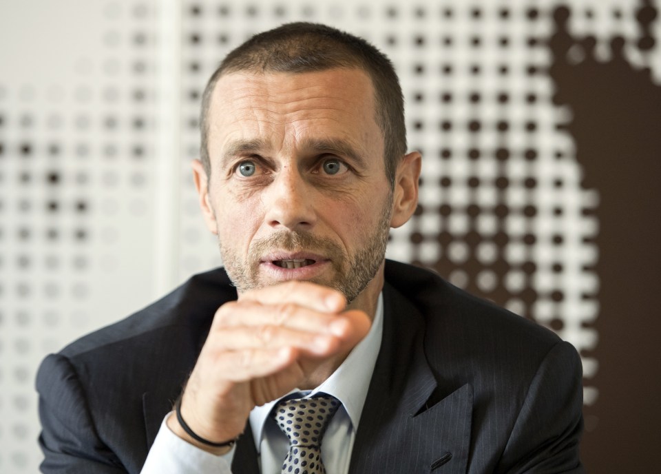 UEFA president Aleksander Ceferin has ordered all clubs to hold a minute's silence in next week's Champions League and Europa League