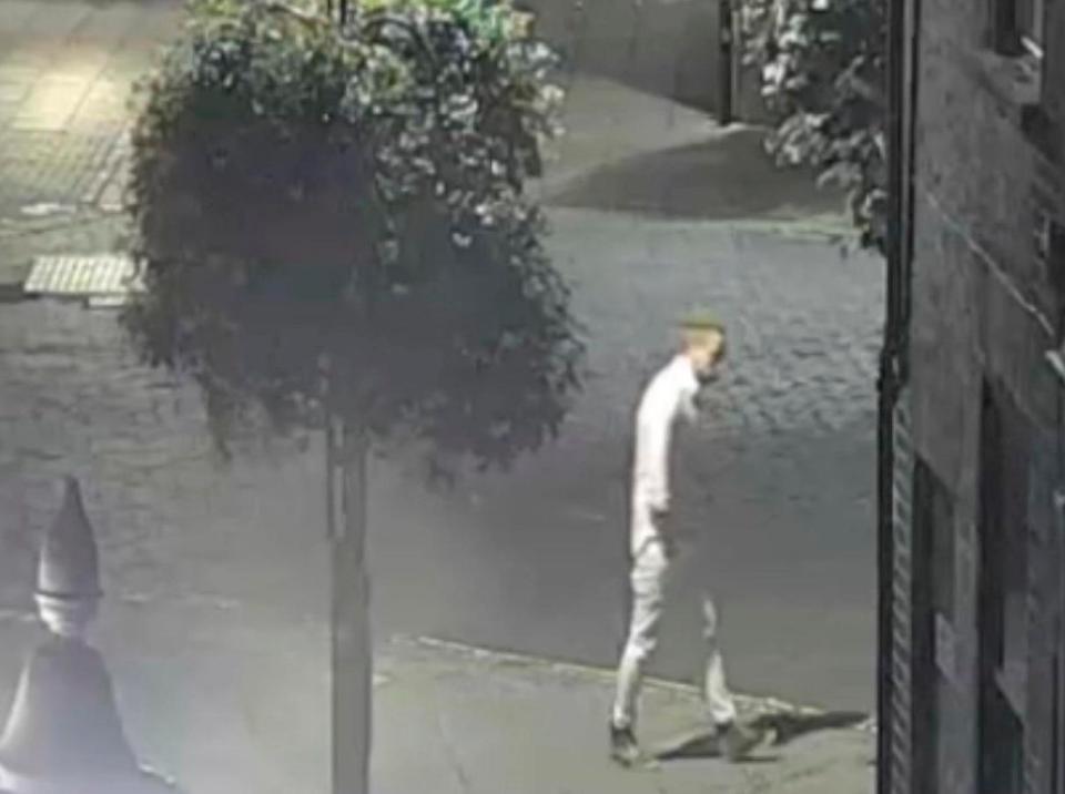  He was seen walking down Brentgovel Street in Bury St Edmunds, Suffolk, at 3.25am