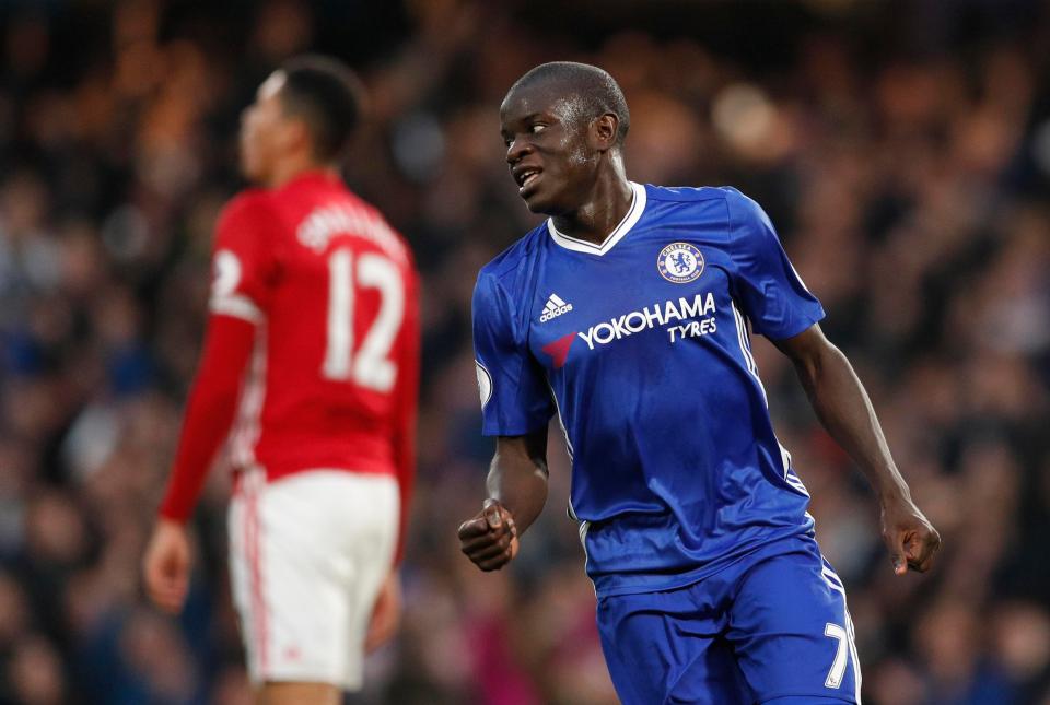  N'Golo Kante has continued his sublime form with Chelsea this season