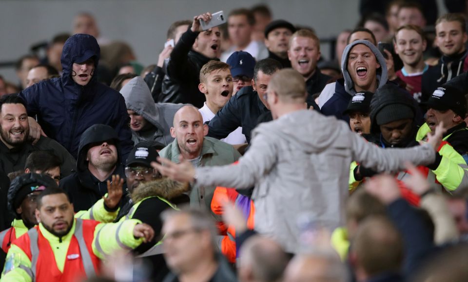  There has been tension in some games at the London Stadium