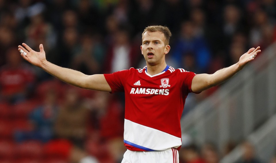  Jordan Rhodes is set to leave Middlesbrough in January