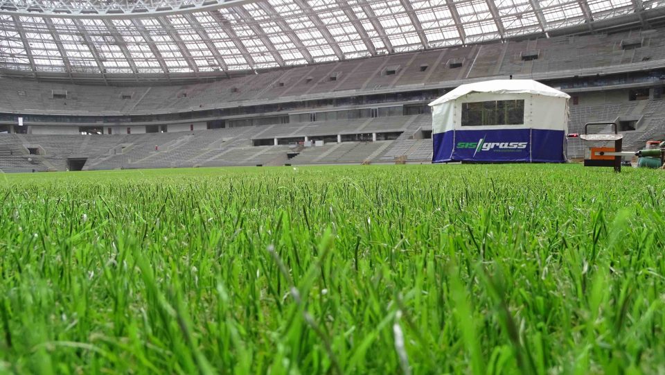 The Luzhniki Stadium in Moscow