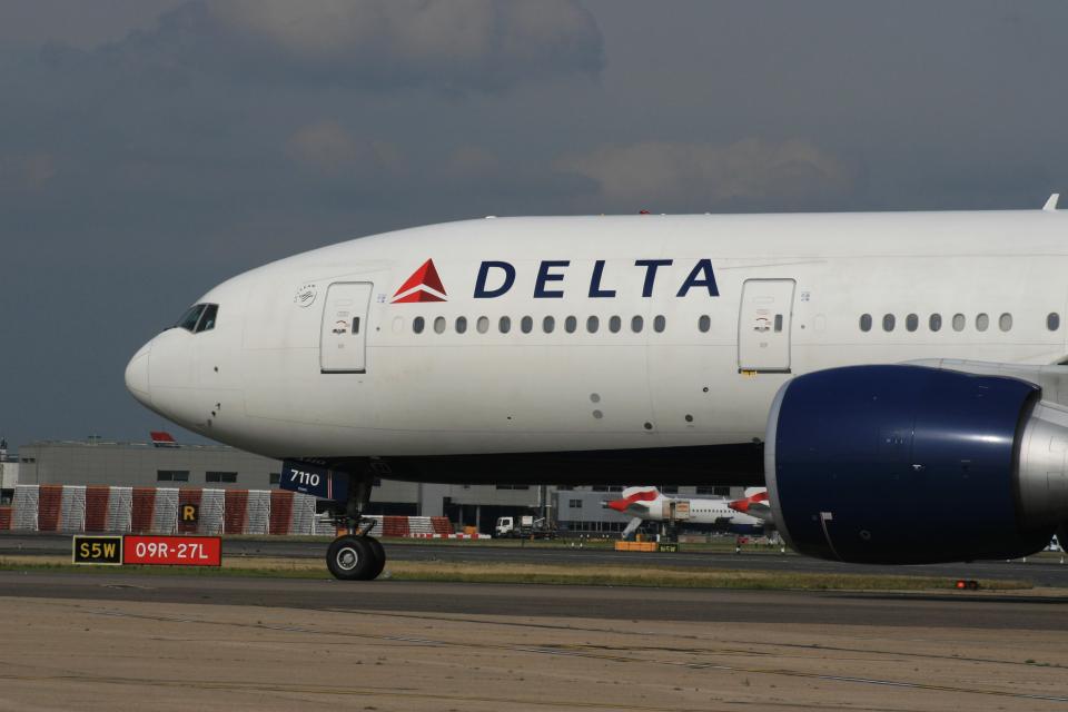  A Delta jet was involved in the incident, which was caused by heavy snow and whiteout conditions