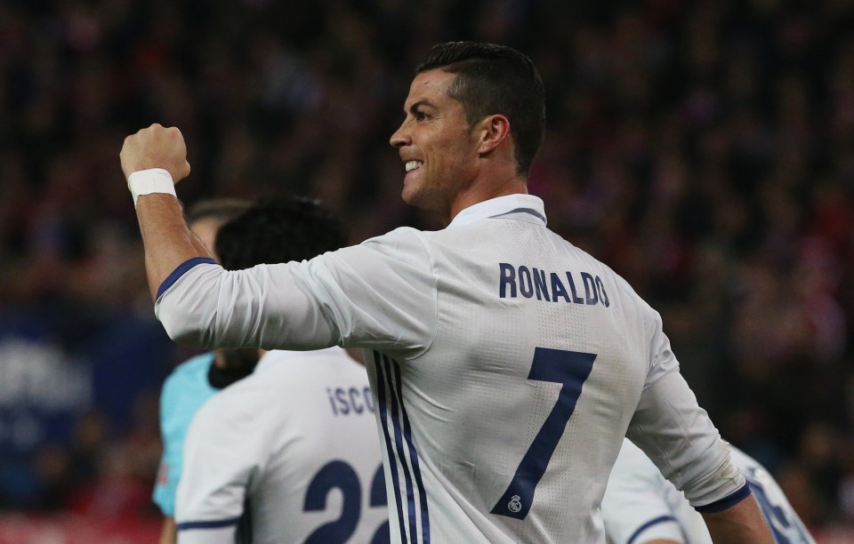 Cristiano Ronaldo is the leading scorer in La Liga this season with ten goals