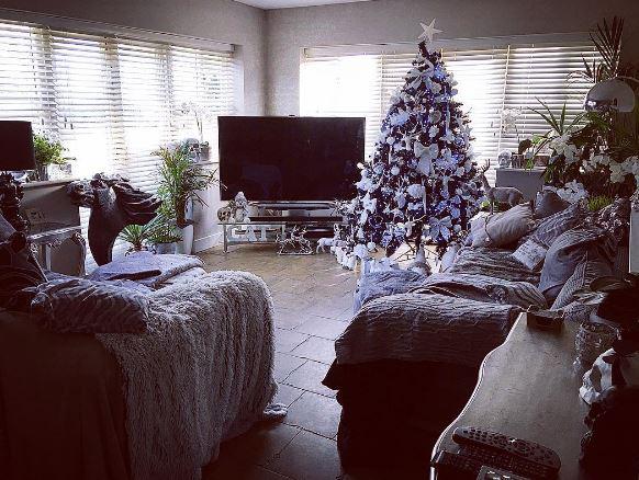  She has transformed her home into a Santa's grotto