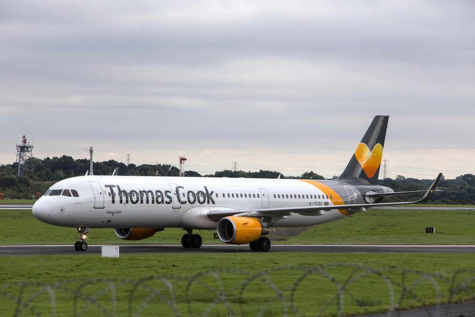 A Thomas Cook plane was diverted to Tenerife. File picture